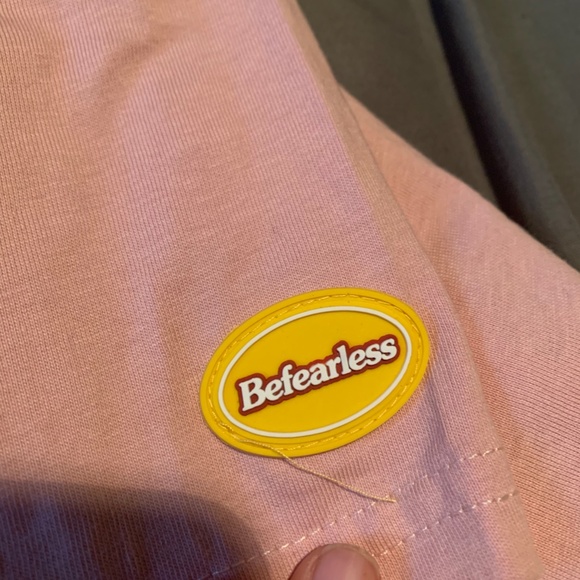 Mens Vintage Distressed Pink T shirt - Picture 3 of 5